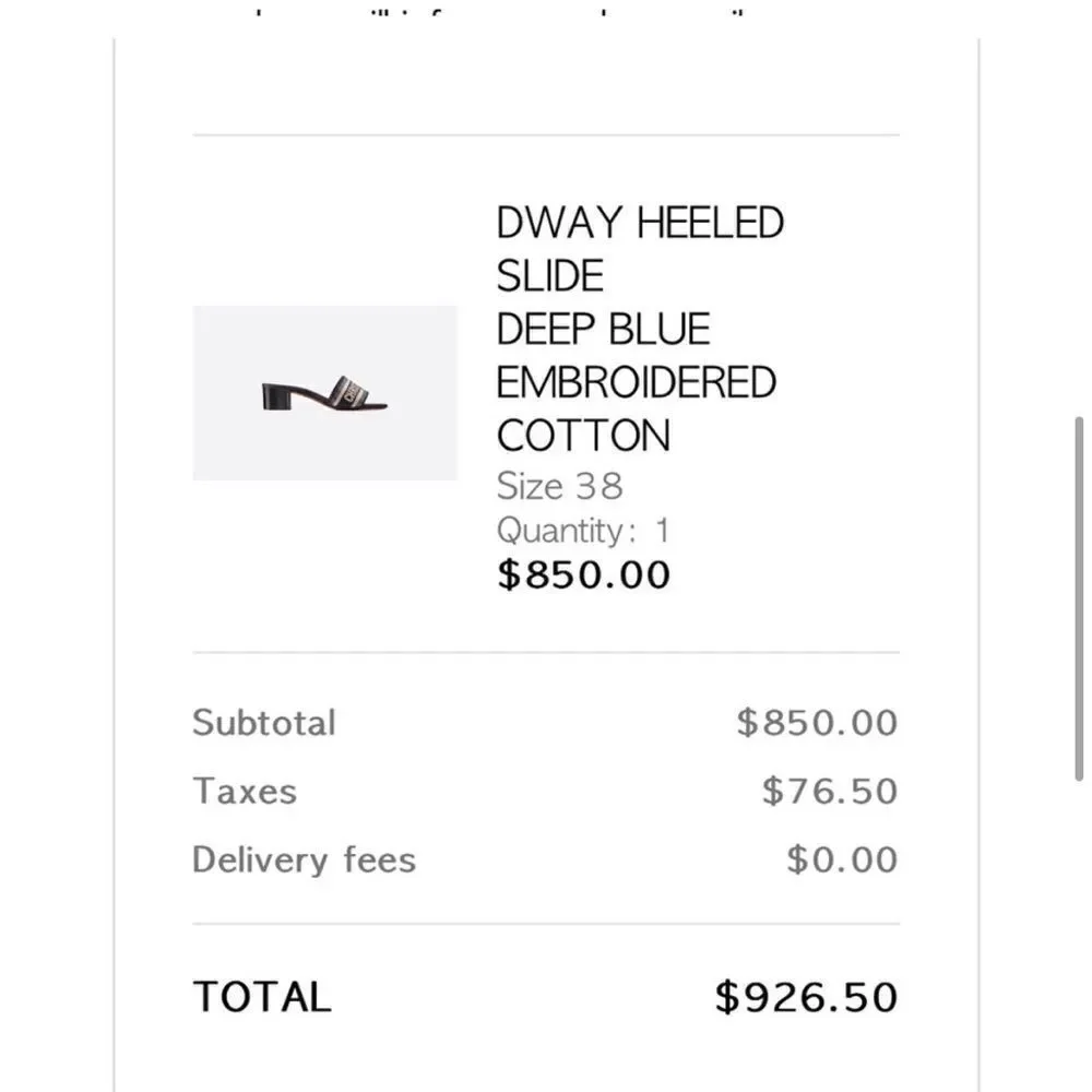 DIOR “Dway” slides - Picture 10 of 10
